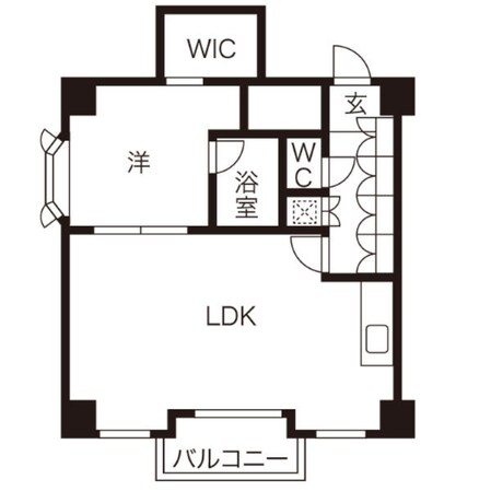 シャトーヨサミの物件間取画像